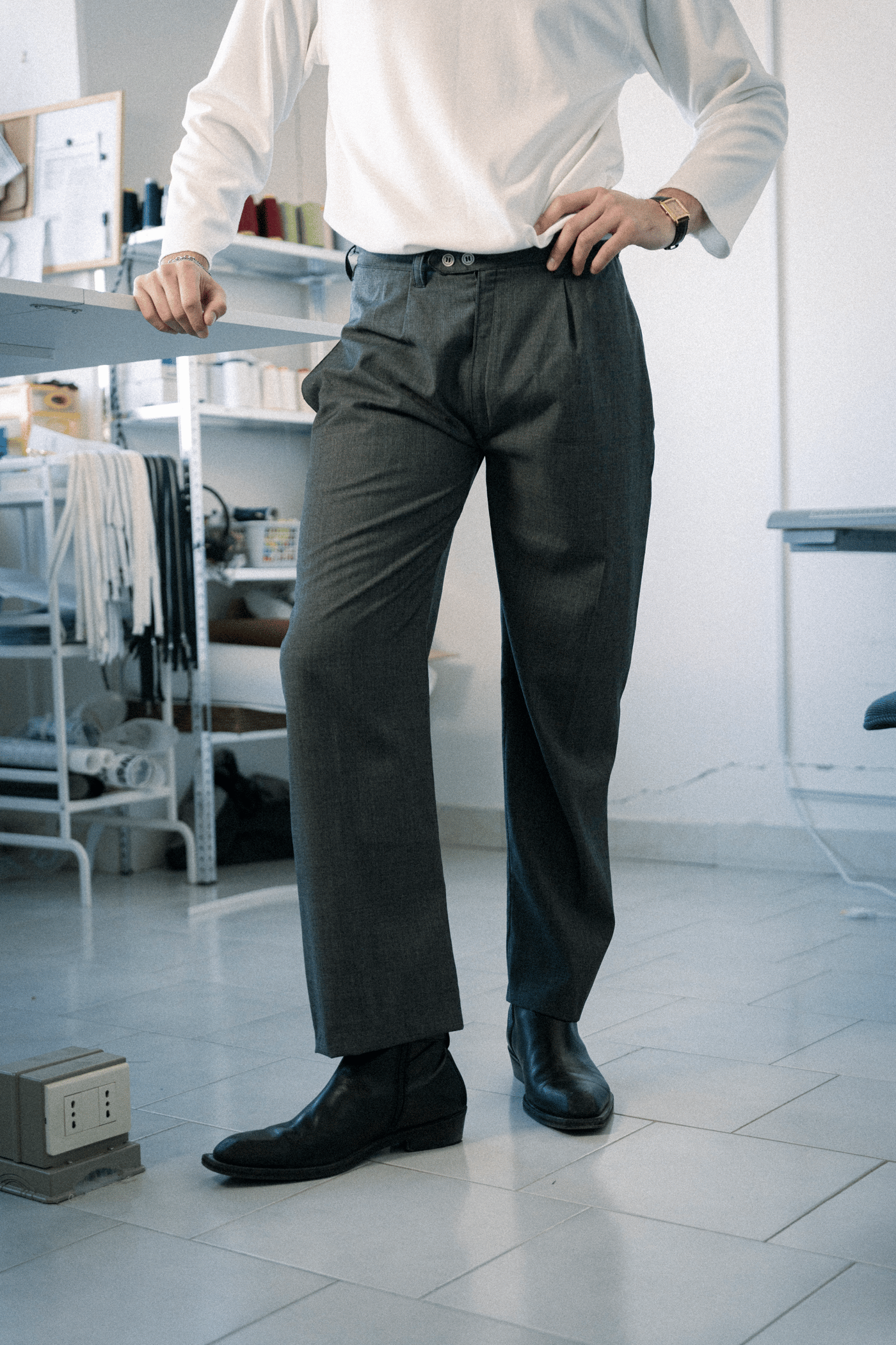 OBSCURA Pleated Trousers 4