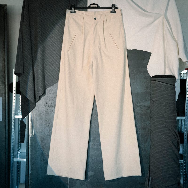 CHALK Wide-Leg Trousers