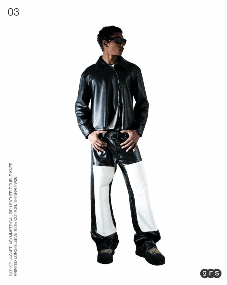 Asymmetrical Leather Jacket