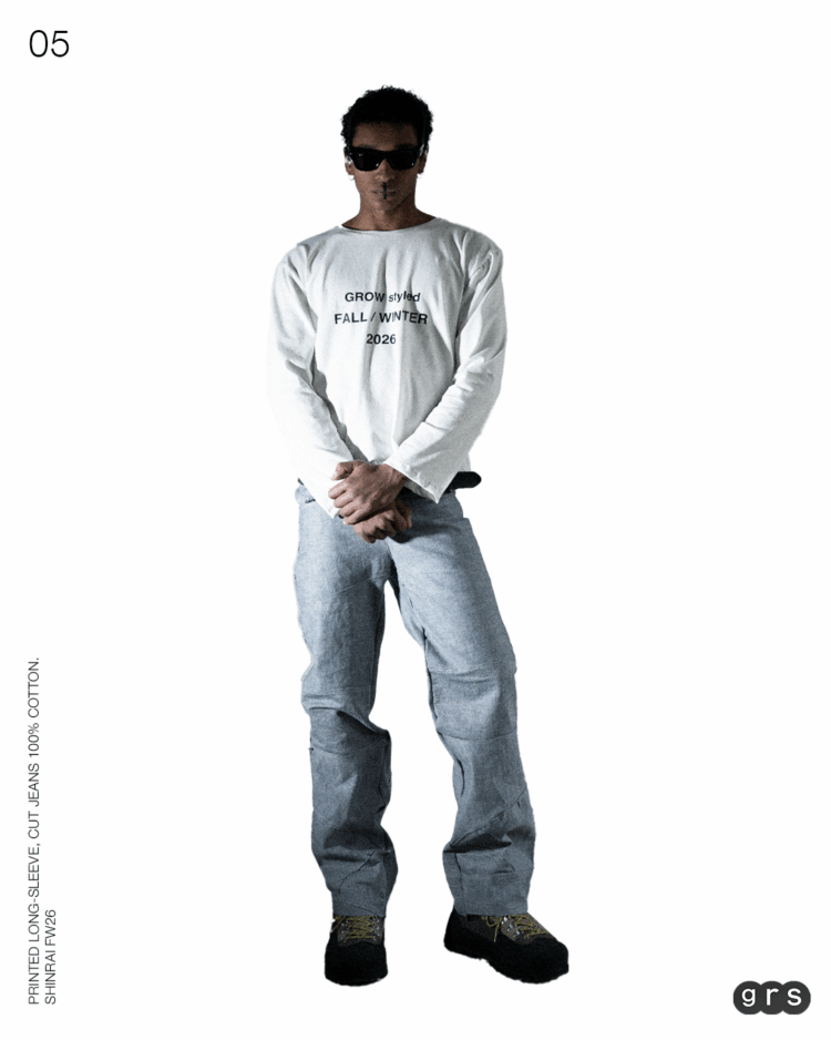 Asymmetrical Cut Jeans