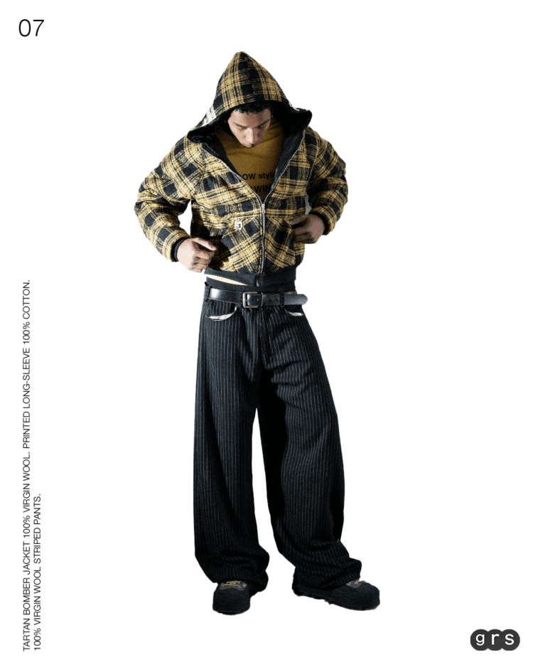 Tartan Bomber Jacket